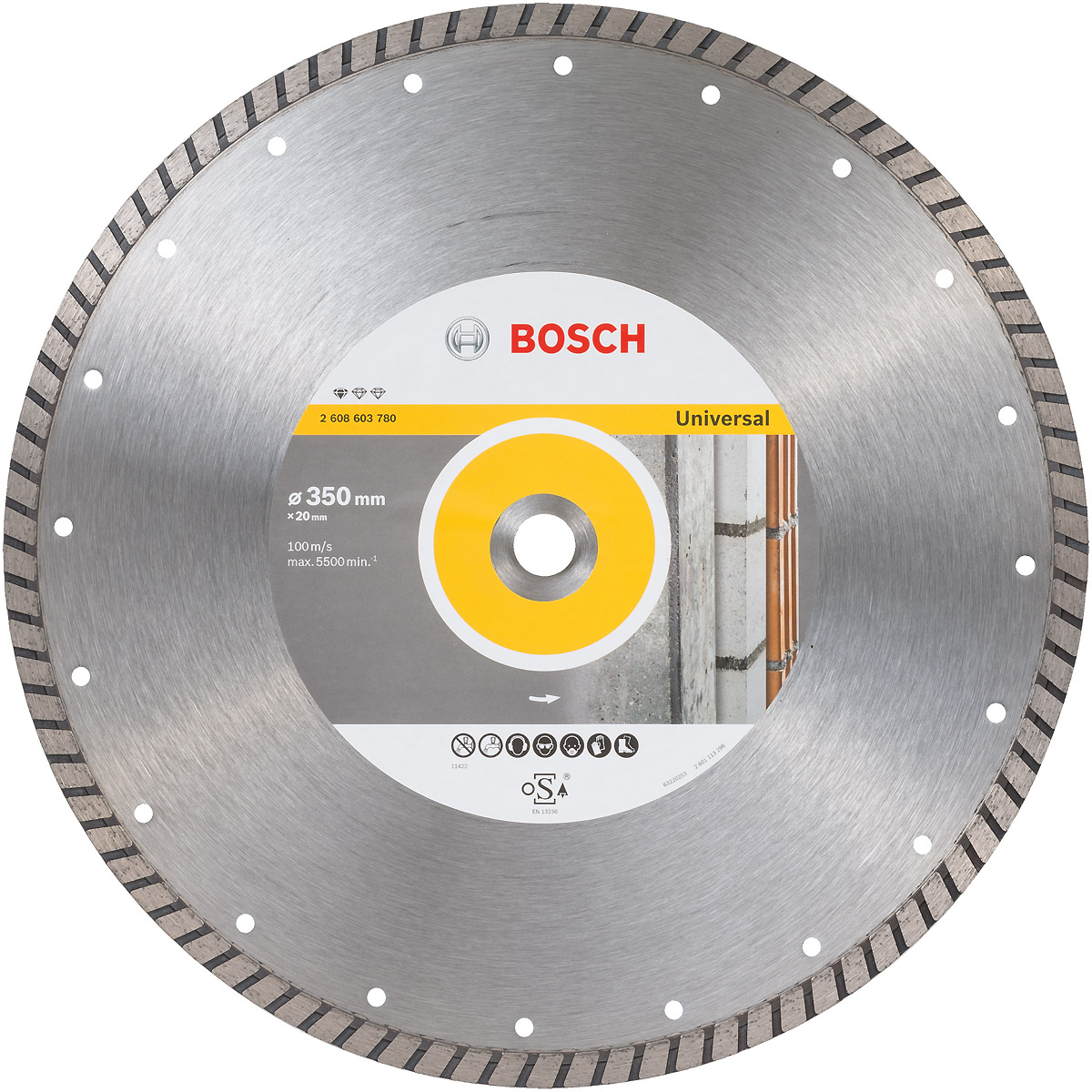 Bosch Diamant-Trennscheibe 350x20 Prof. Universal Turbo