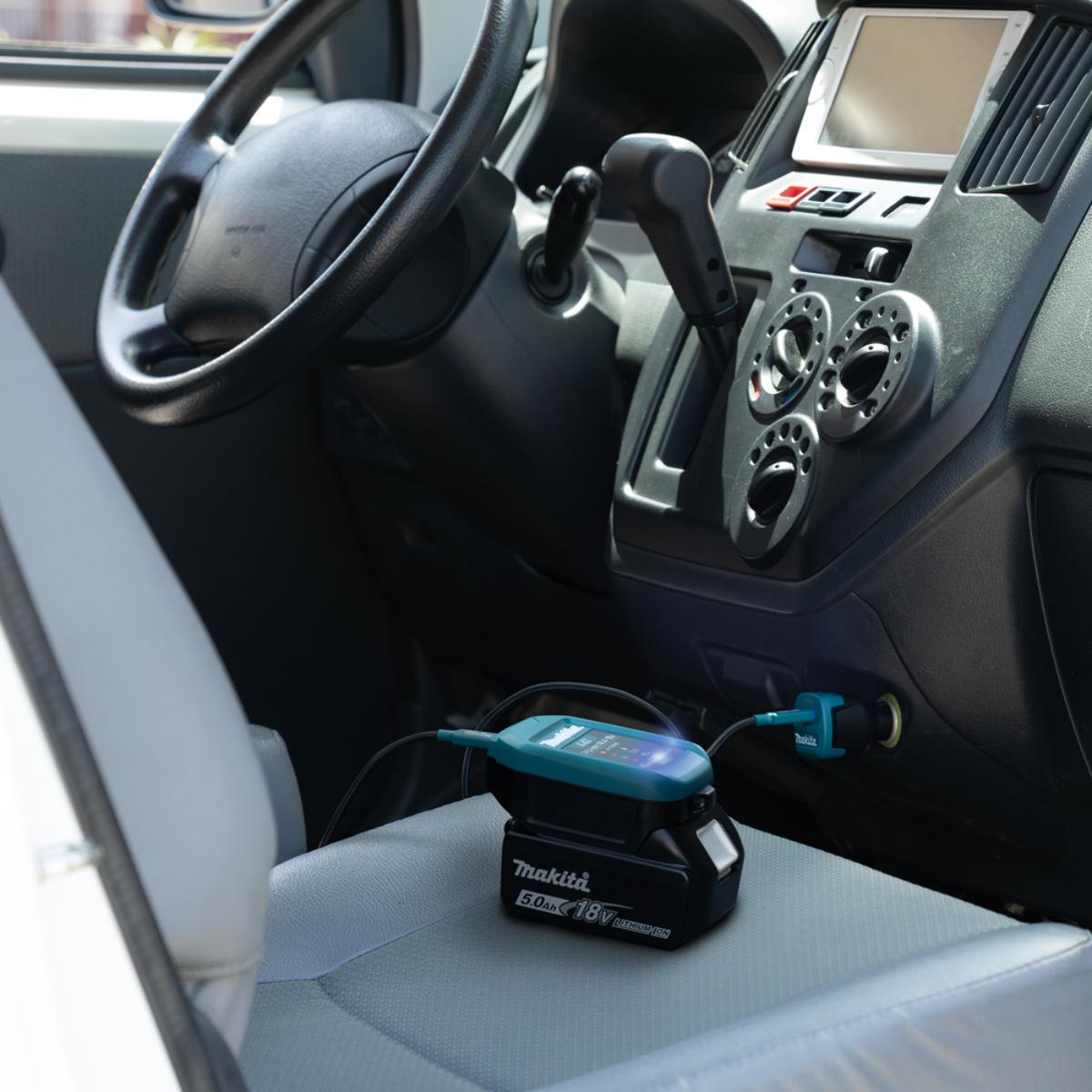 Makita Ladegerät-Set DC18SJ, ADP14, USB-C PD Ladekabel Power Delivery Li–Ion 14,4V–18V LXT DC18SJ