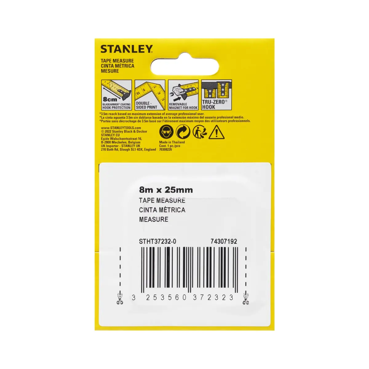 STANLEY Bandmass Compact Pro 8m (25mm)