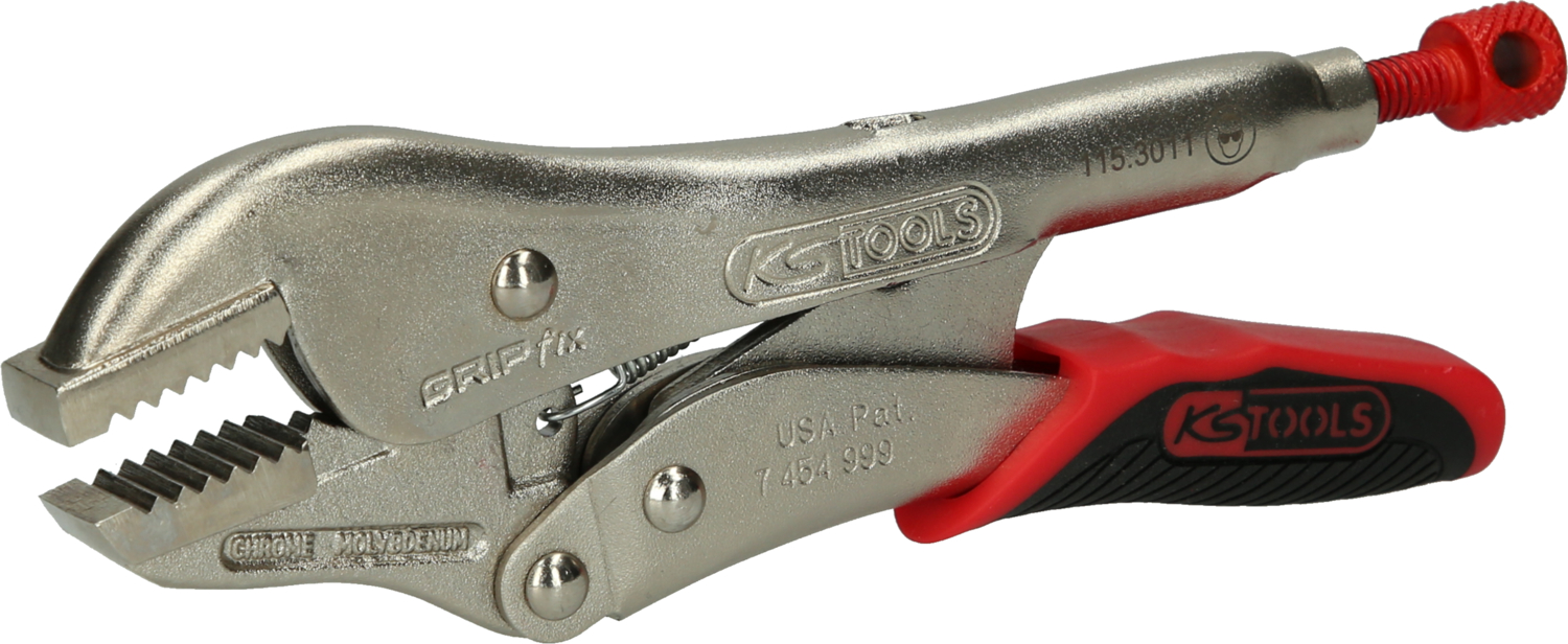 Pince multiprise KS Tools Gripzange avec Easy-Release, mâchoires droites, 40 mm, L=175 mm
