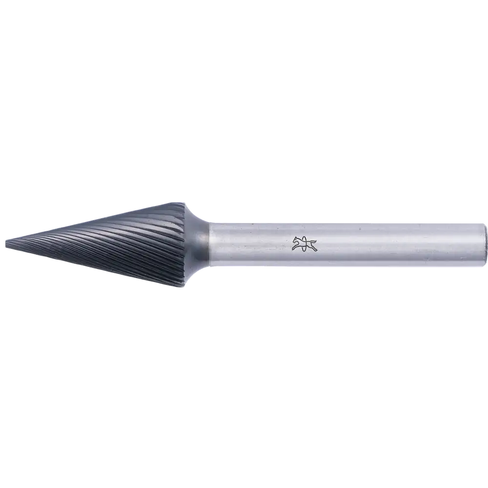 PFERD TOOLS Hartmetall Hochleistungsfrässtift Spitzkegel SKM Ø 12x25mm Schaft-Ø 6mm Z3 HICOAT beschichtet universal mittel