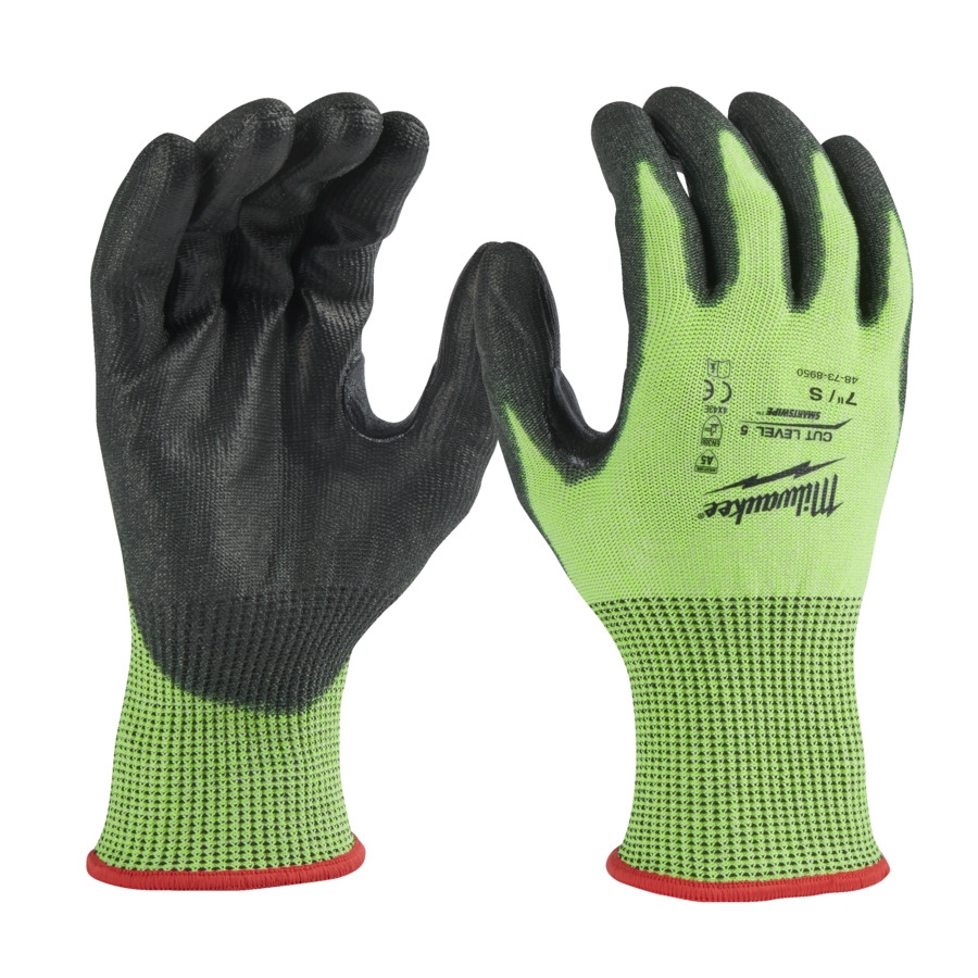 Milwaukee - SCHNITTSCHUTZHANDS. 5/E 7/S HI-VIS - 4932479931