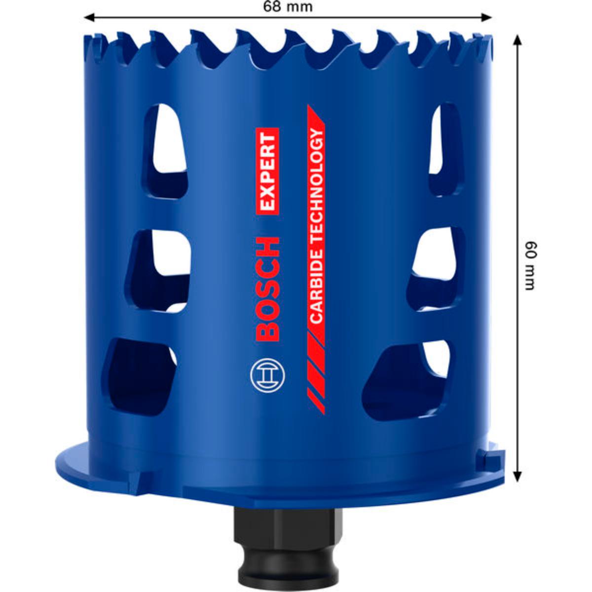 Bosch EXPERT Multi Material Kegelsenker PC Plus Lochsäge, 68 x 60 mm