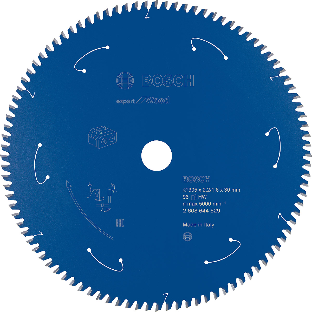 Bosch Akku-Kreissägeblatt Expert for Wood ø 305 mm