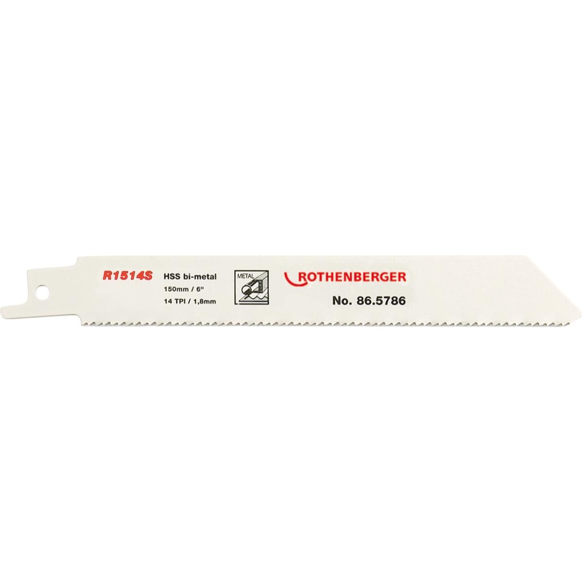 Rothenberger Universal - Sägeblatt, 150x20x1,8 - 5 Stück
