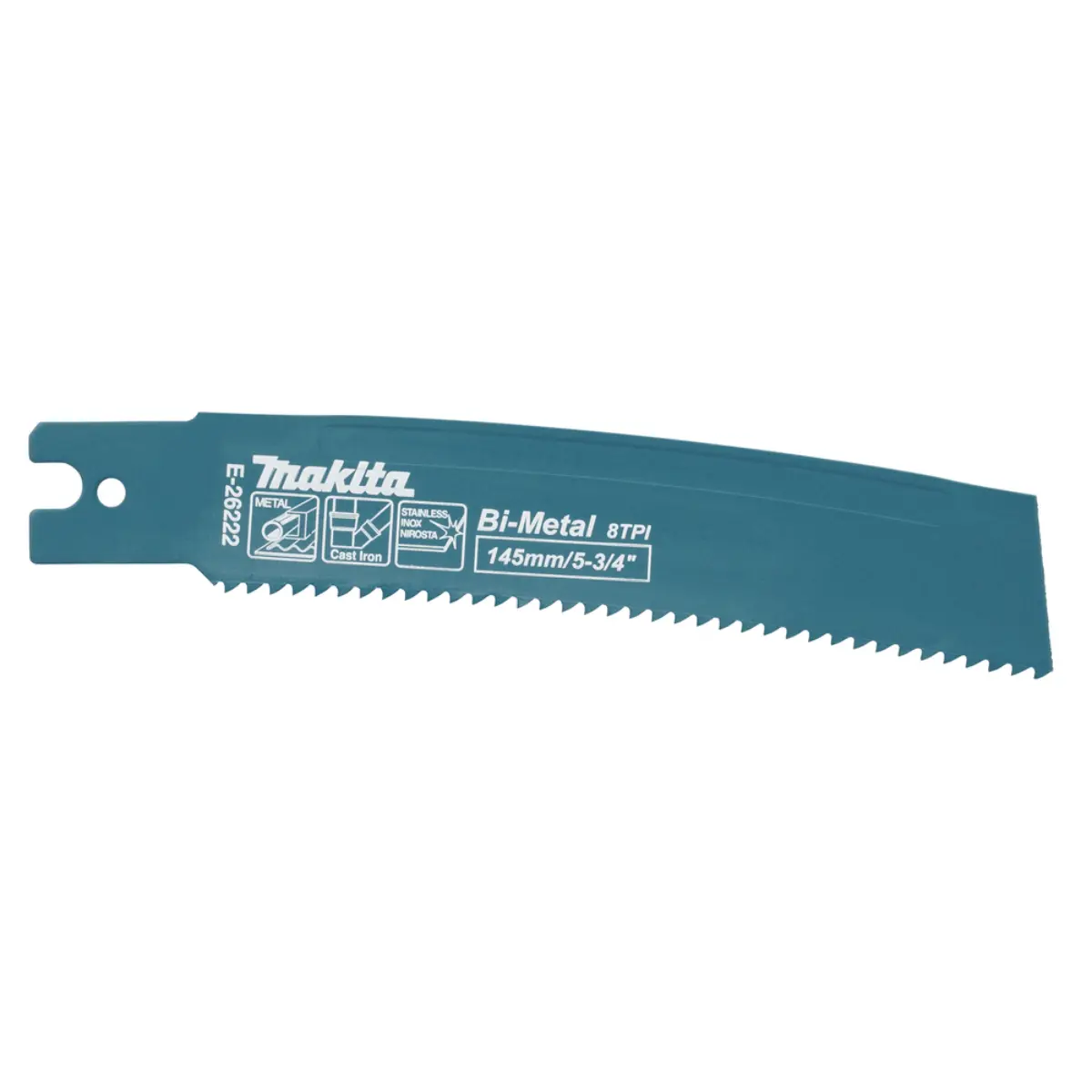Makita Reciprosägeblatt 145/8Z BiM Stahl/Gusseisen/Edelstahl 5Stk - E-26222
