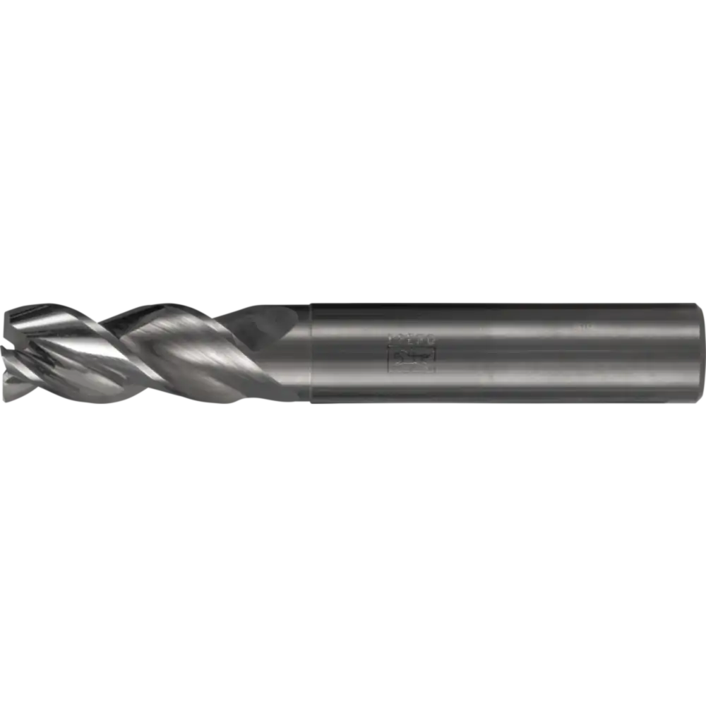 PFERD TOOLS VHM-Fräser Ø16mm, 3 Schneiden, 2xDC, Fase 0,3mm 45°, unbeschichtet, Schaft HA