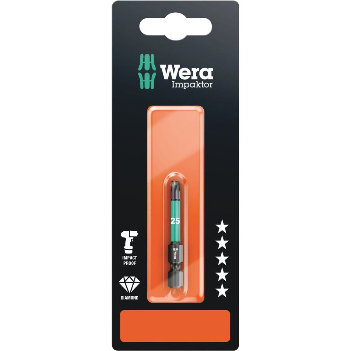 Wera 867/4 IMP DC SB Impaktor Bits