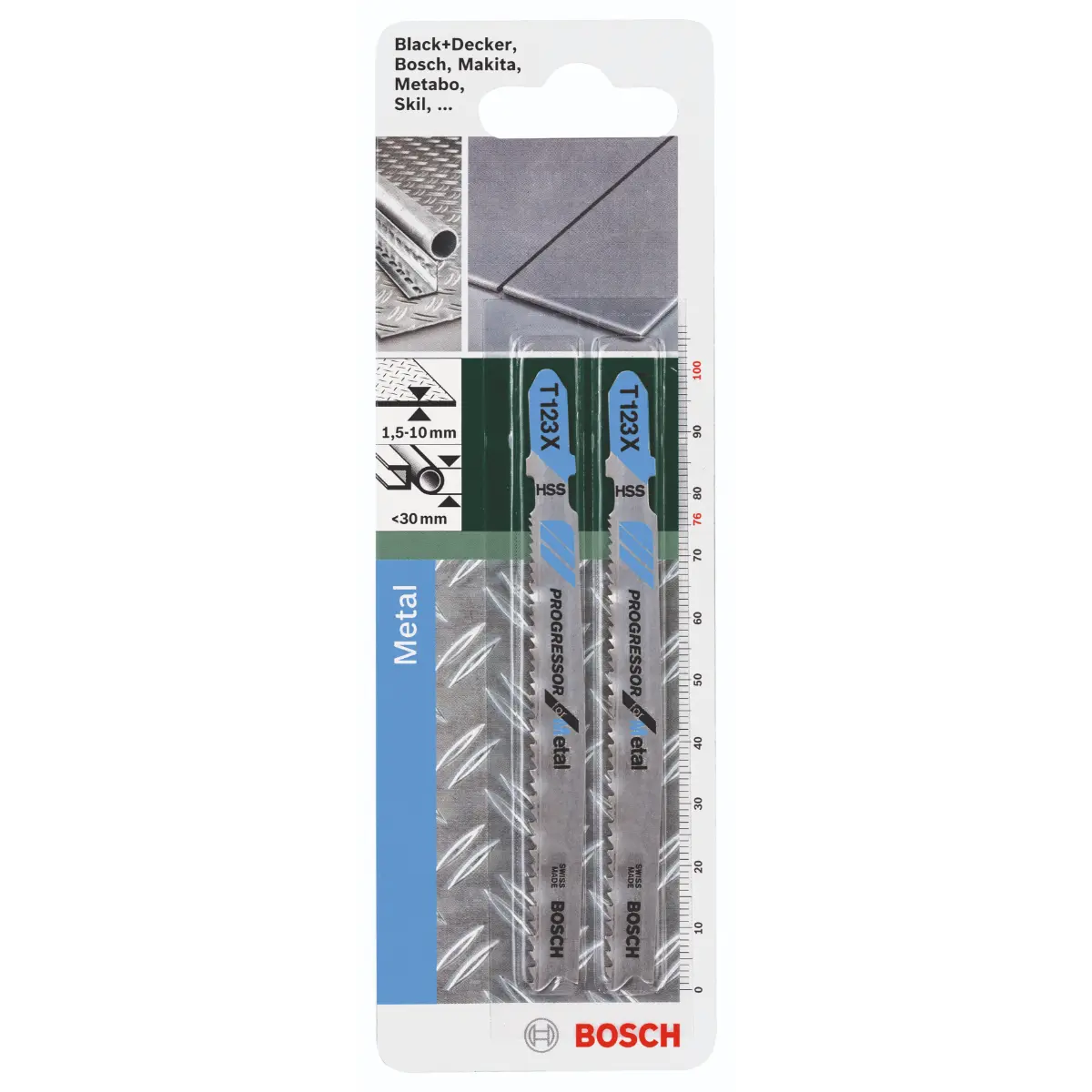 Bosch Stichsägeblatt HSS, T 123 XF Progressor for Metal