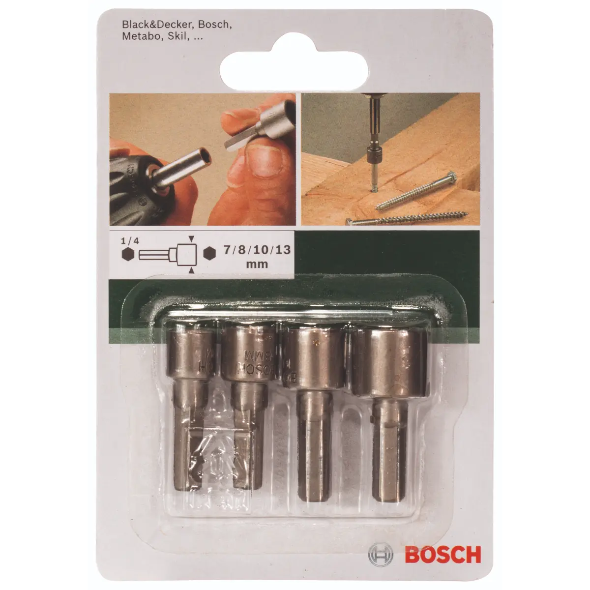 Bosch Steckschlüssel-Set 36, 36, 38, 38 mm