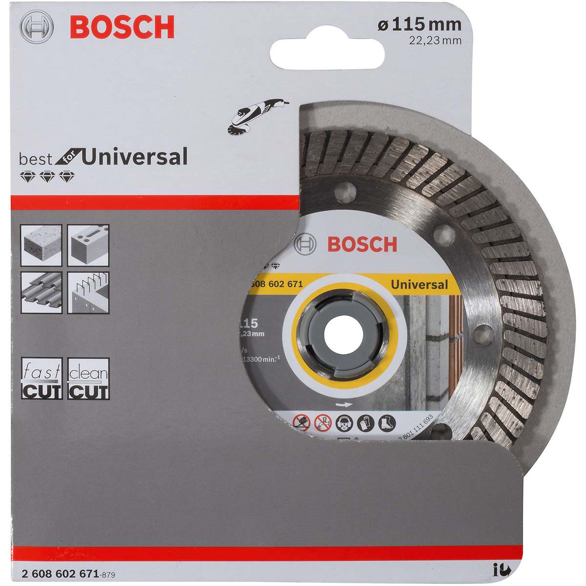 Bosch Diamanttrennscheibe Best for Universal Turbo