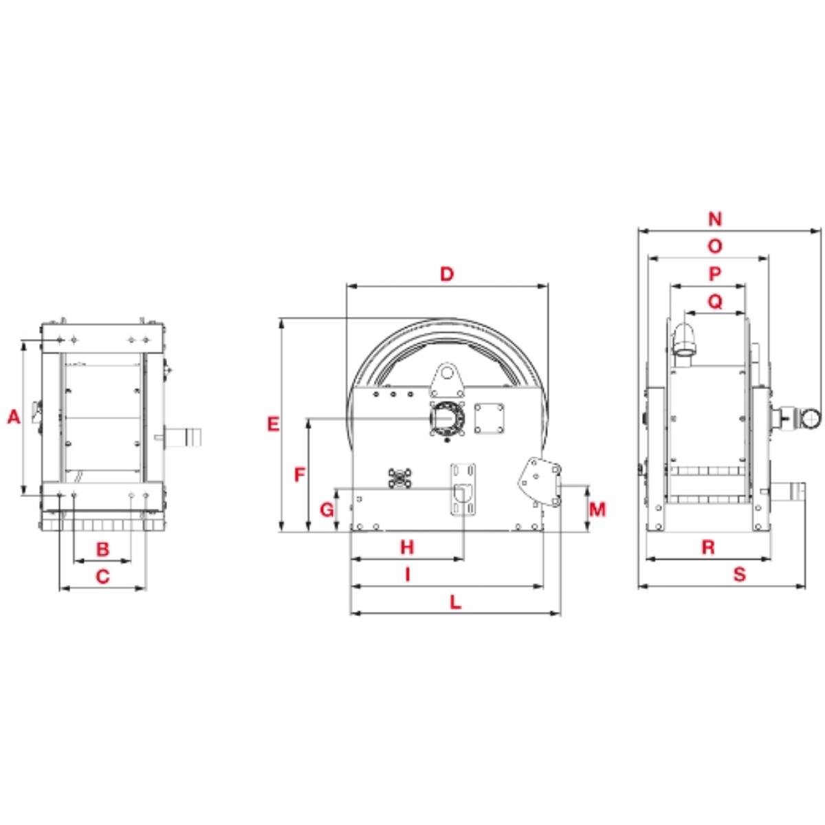 ELMAG INDUSTRIE Schlauchaufroller Serie 700 / L 550