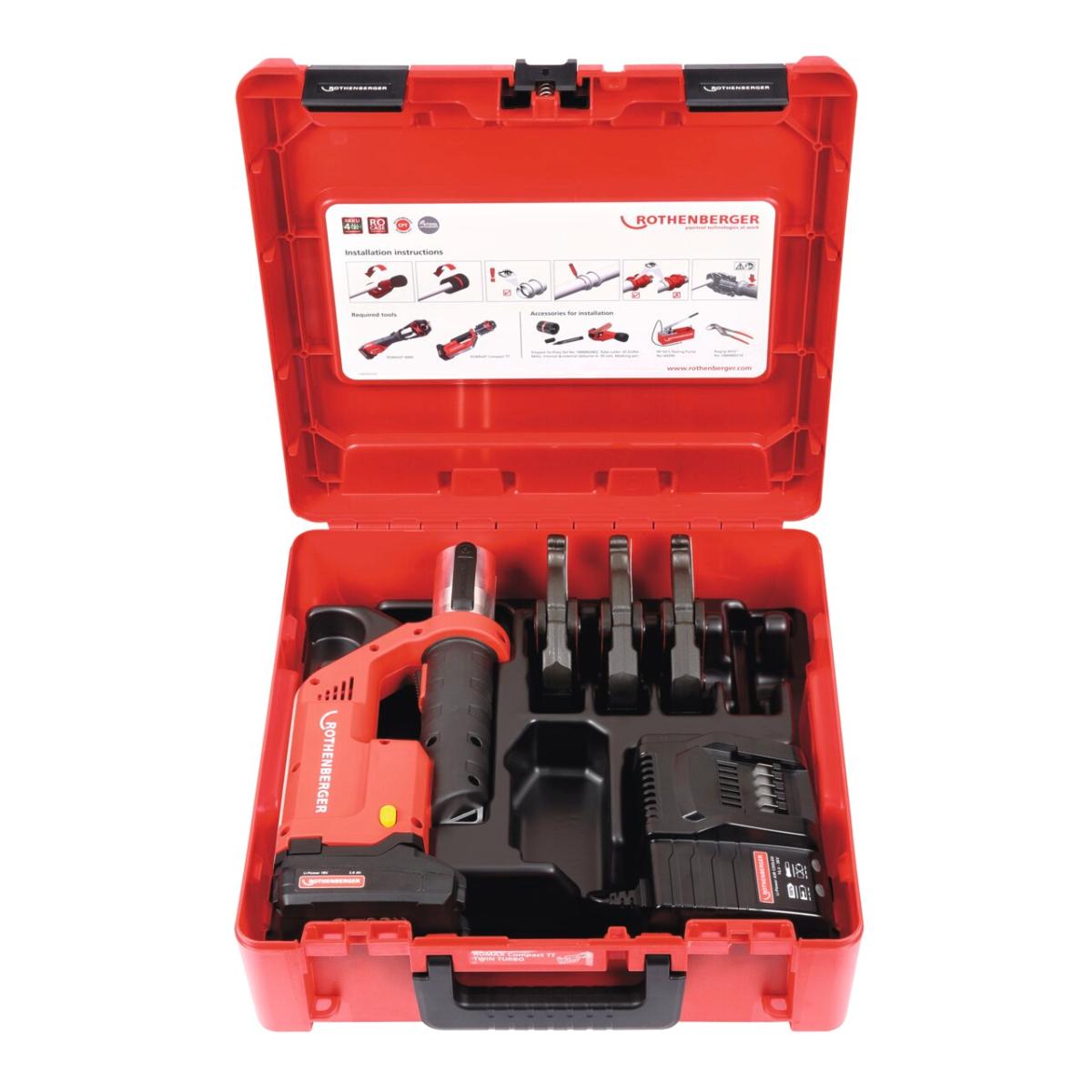 Rothenberger ROMAX ComTT WE-set CO12 - 16 - 20 - 25, 2AH, EU