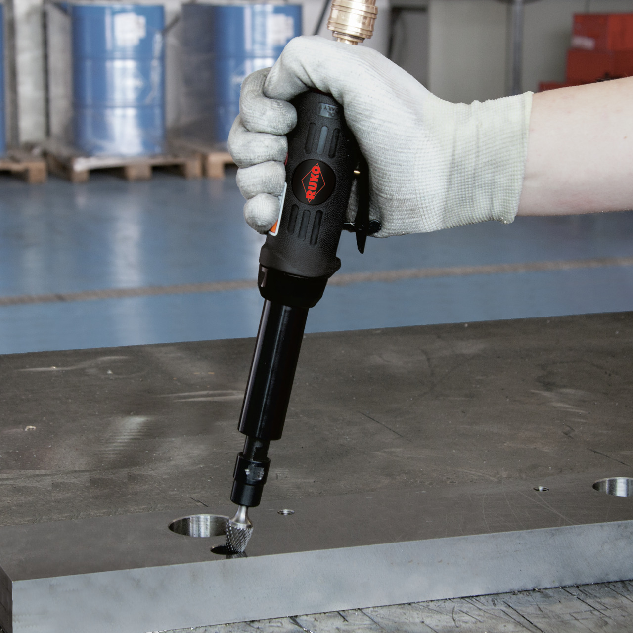 RUKO Druckluftschleifer (lang)