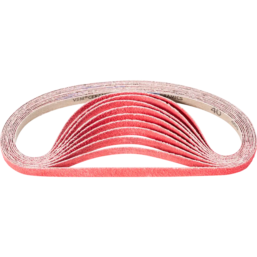 PFERD TOOLS Keramikkorn Schleifband BA für Edelstahl-Schliff mit Bandschleifer