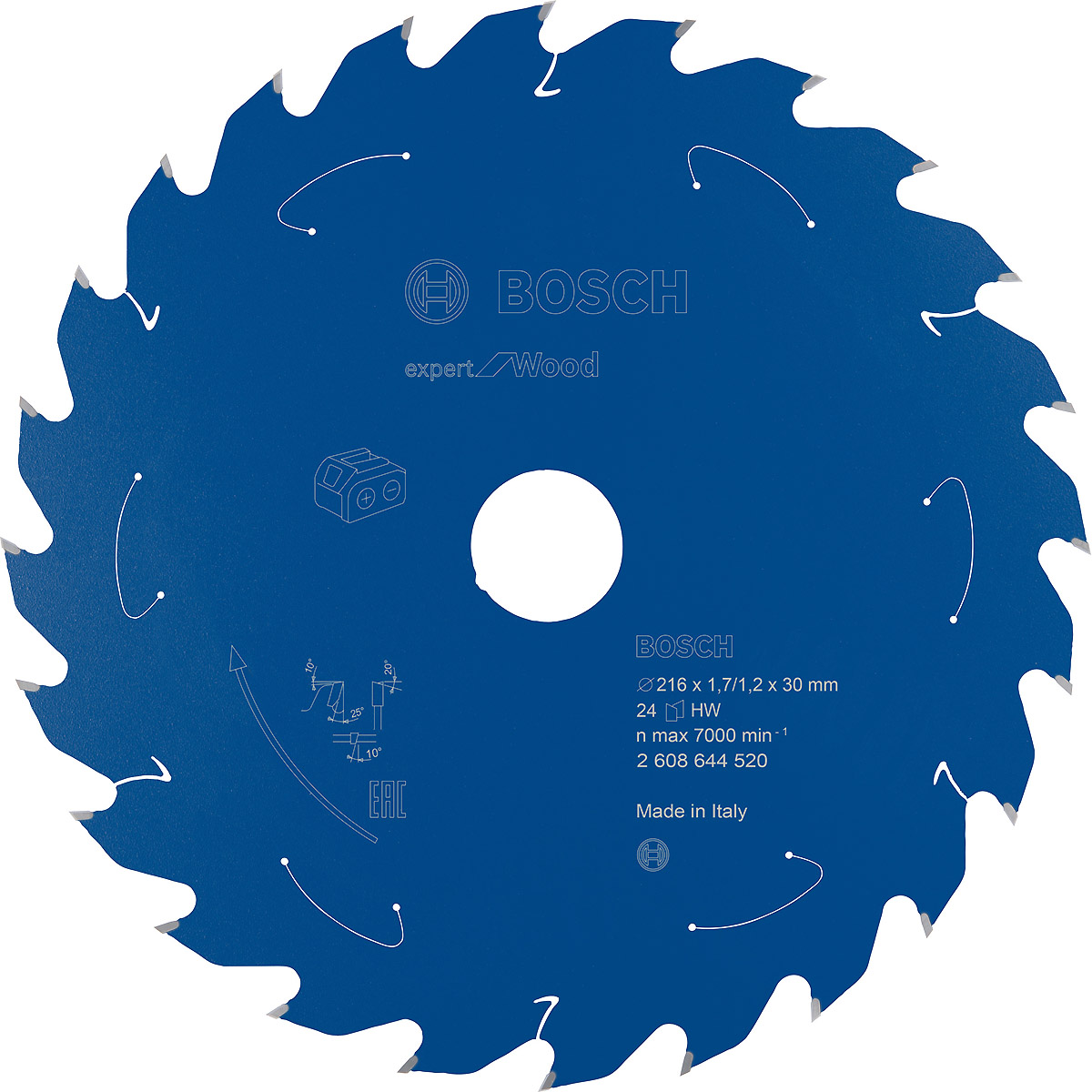 Bosch Akku-Kreissägeblatt Expert for Wood ø 216 mm