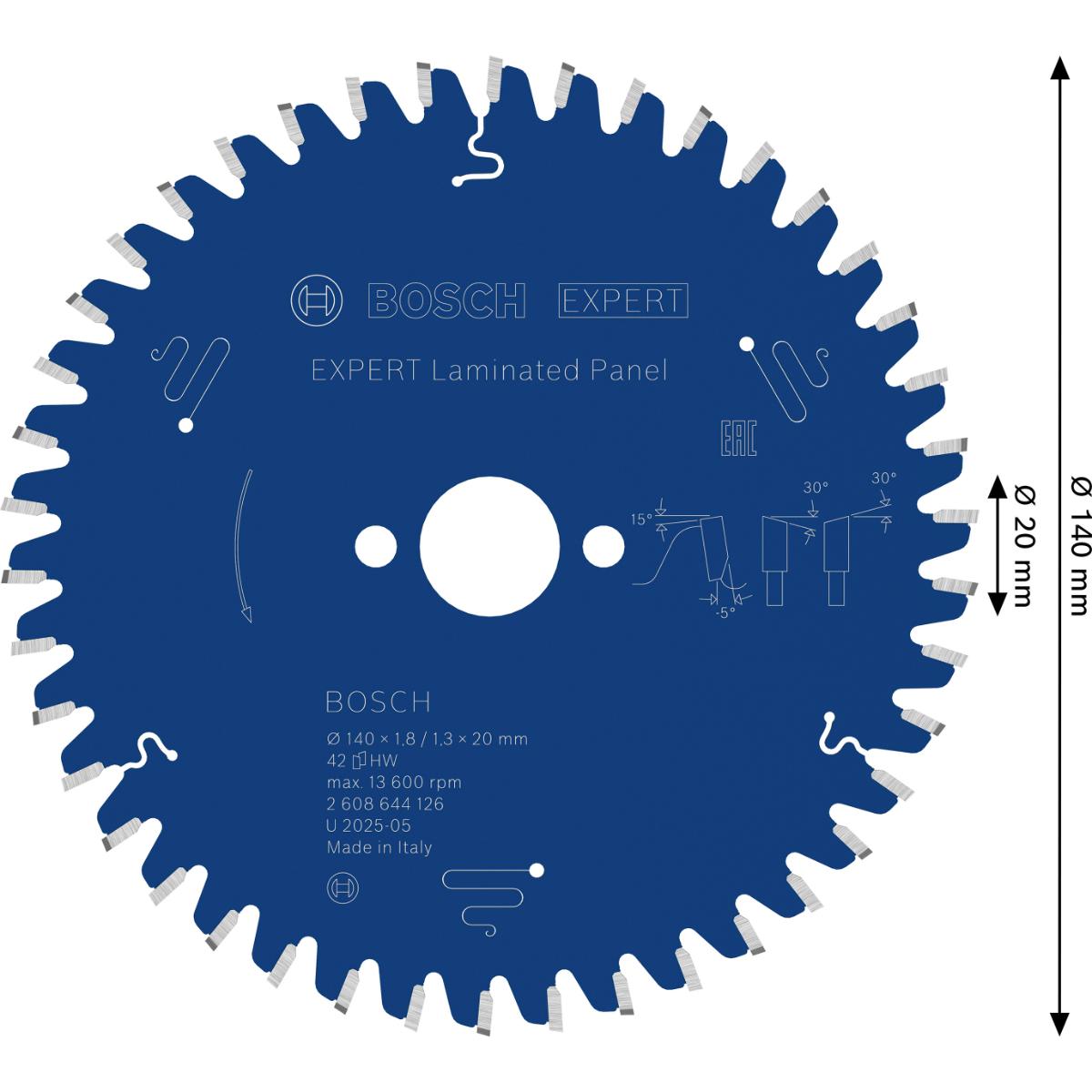 Bosch Kreissägeblatt Expert for Laminated Panel