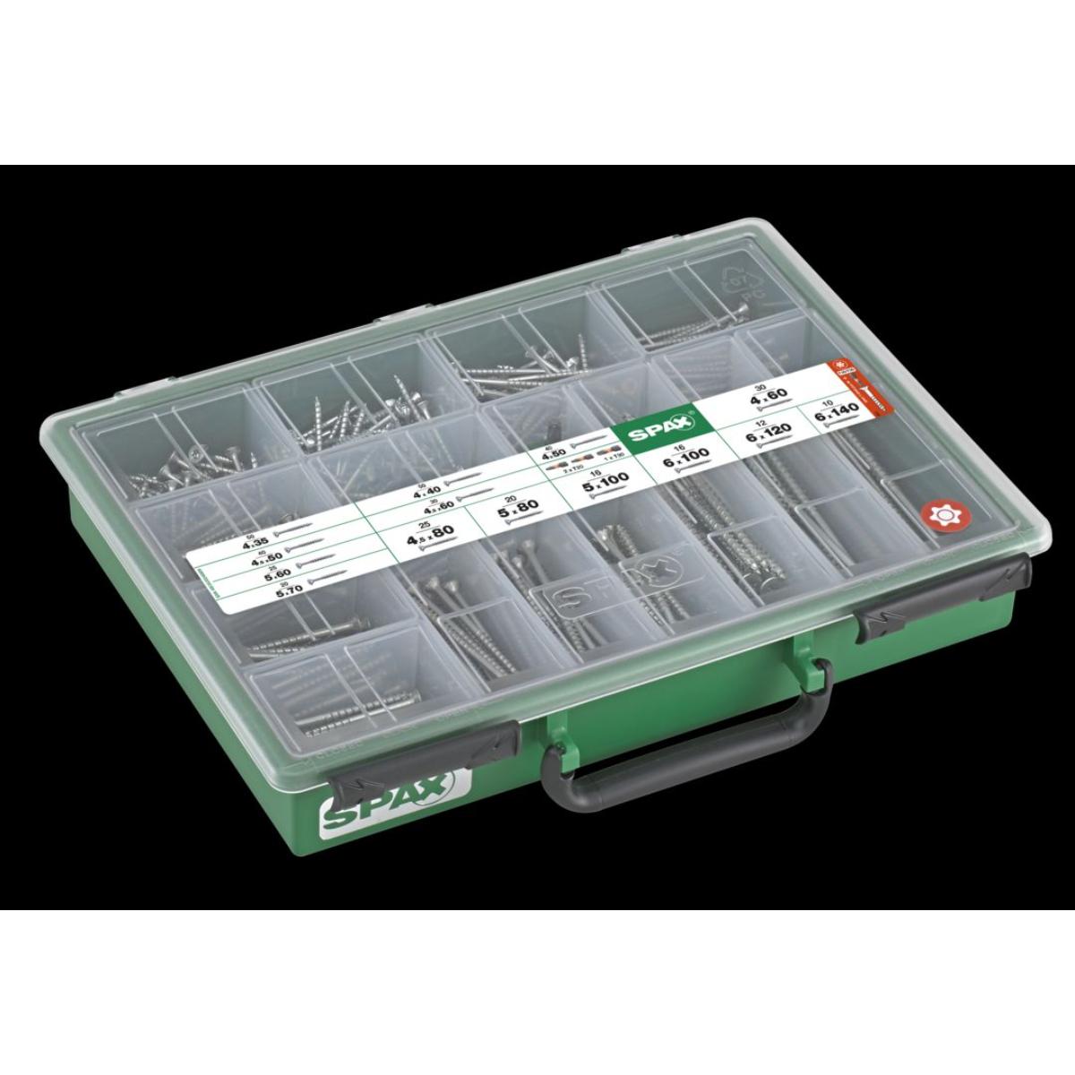 SPAX SORTIMENT KOFFER T-STAR PLUS WIROX