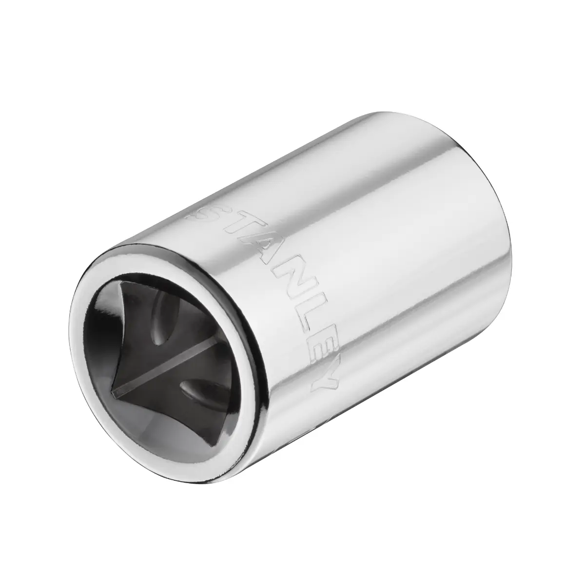 STANLEY 1/2 Zoll 6-Kant Stecknuss 17 mm mit MaxiDrive-Profil