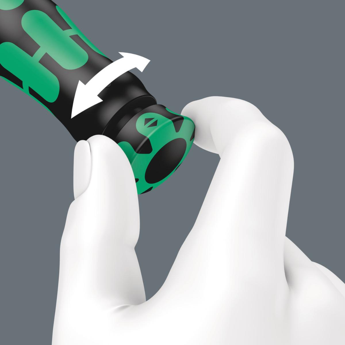 Wera Click-Torque Lock A 5 Drehmomentschlüssel, einstellbar, Torque Lock Funktion, Umschaltknarre, Rechtsanzug, 2,5-25 Nm, 1/4 zoll x 2,5-25 Nm
