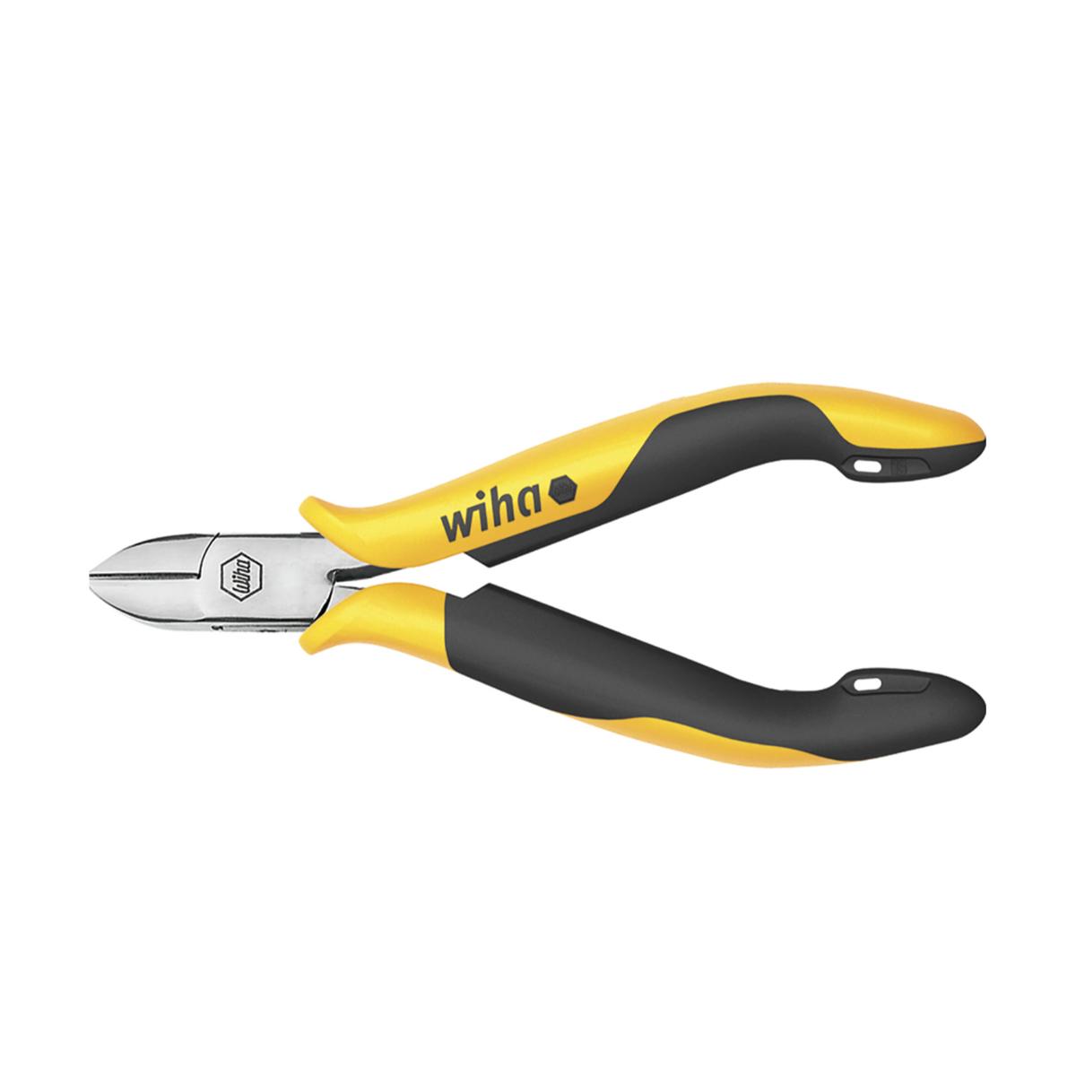 Wiha Seitenschneider Professional ESD breiter, halbrunder Kopf mit Wate - 5 Stück