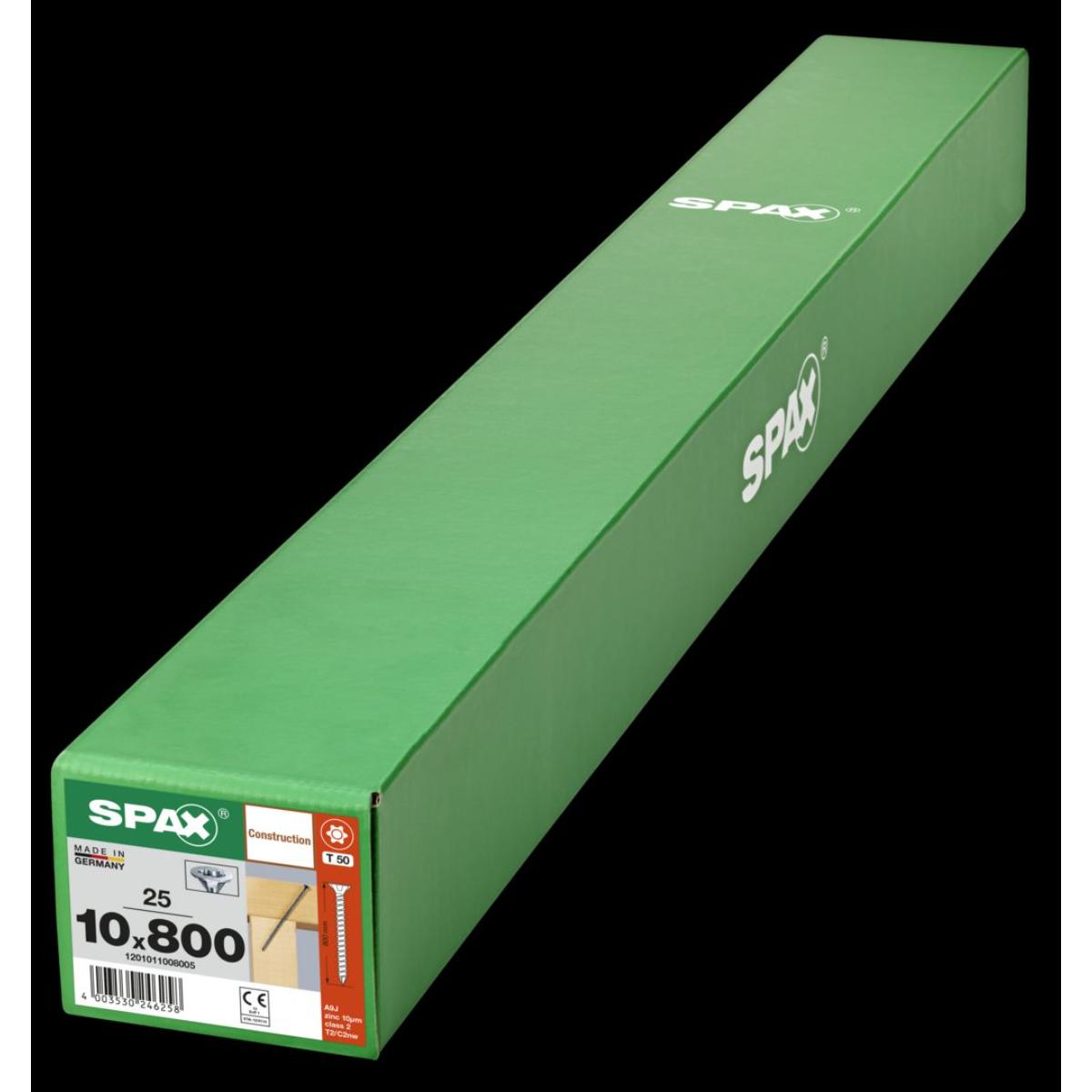 SPAX-S Senkmultikopf T-Star Plus T50 Vollgewinde Cut WIROX, 25 Stück