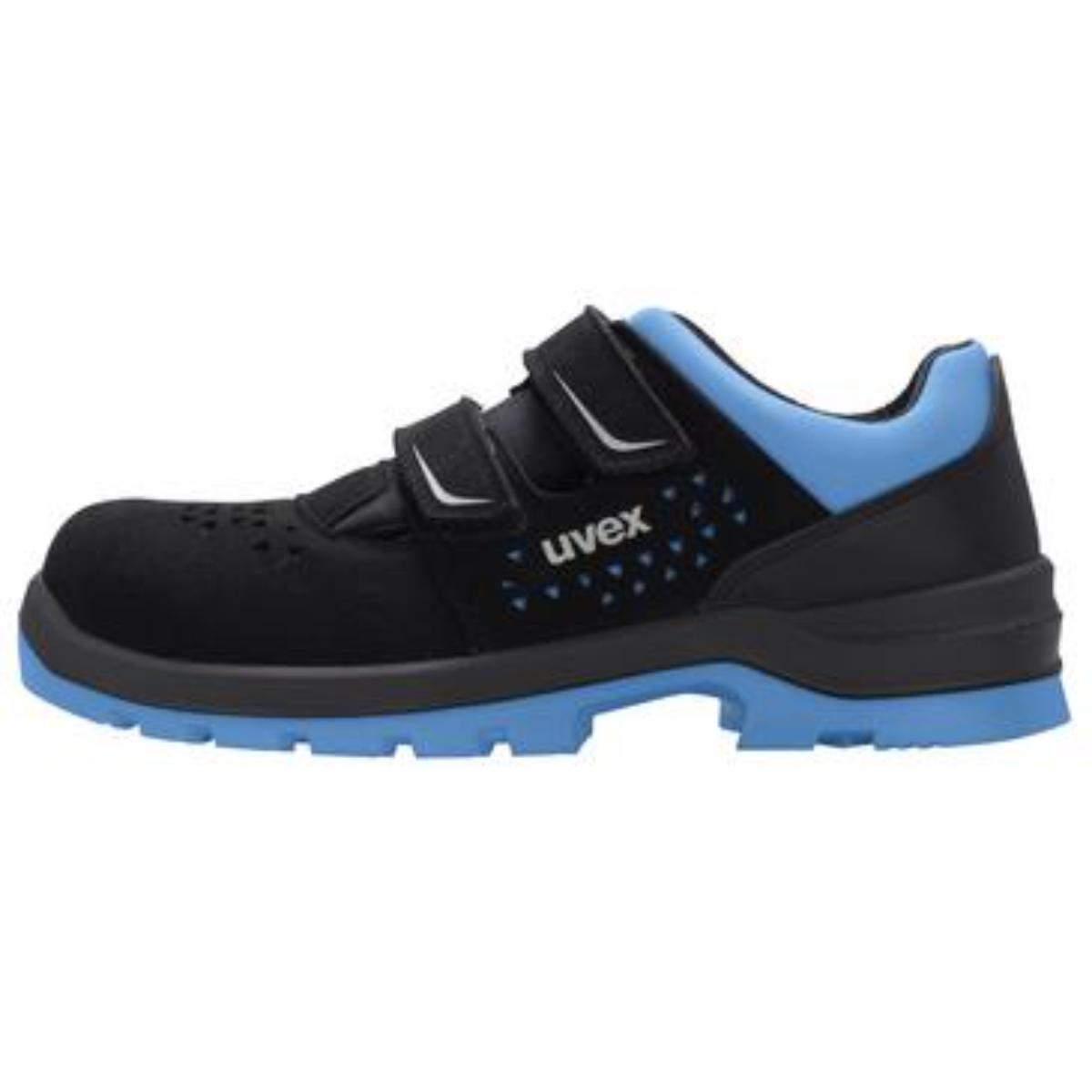 9553835uv uvex 2 xenova Sicherheitsschuh S1 Sandale gelocht