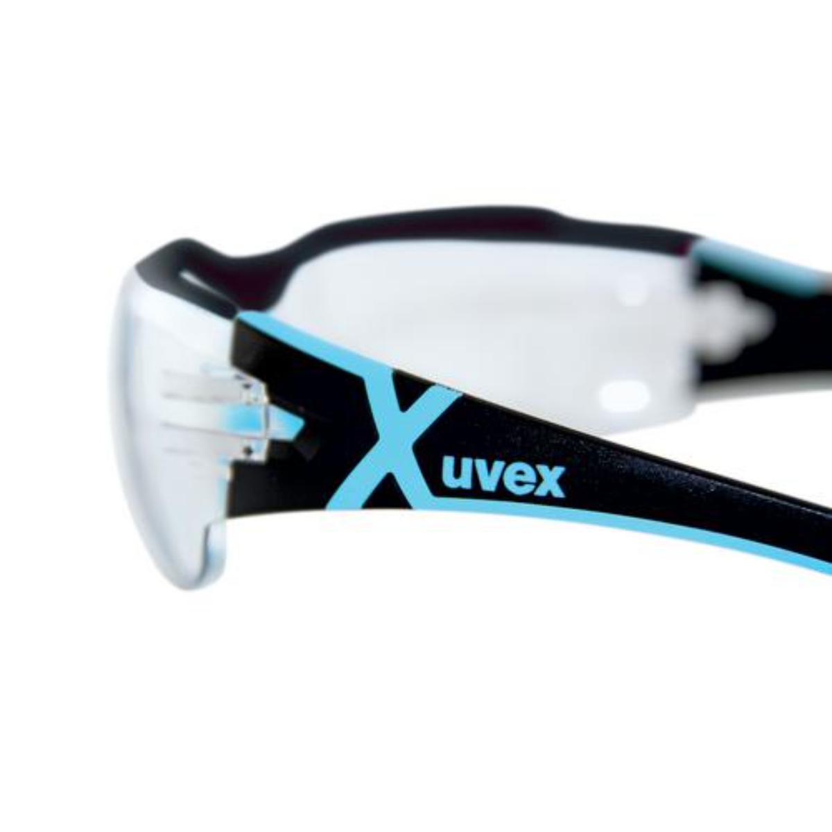 uvex Bügelbrille pheos cx2 schwarz, hellblau