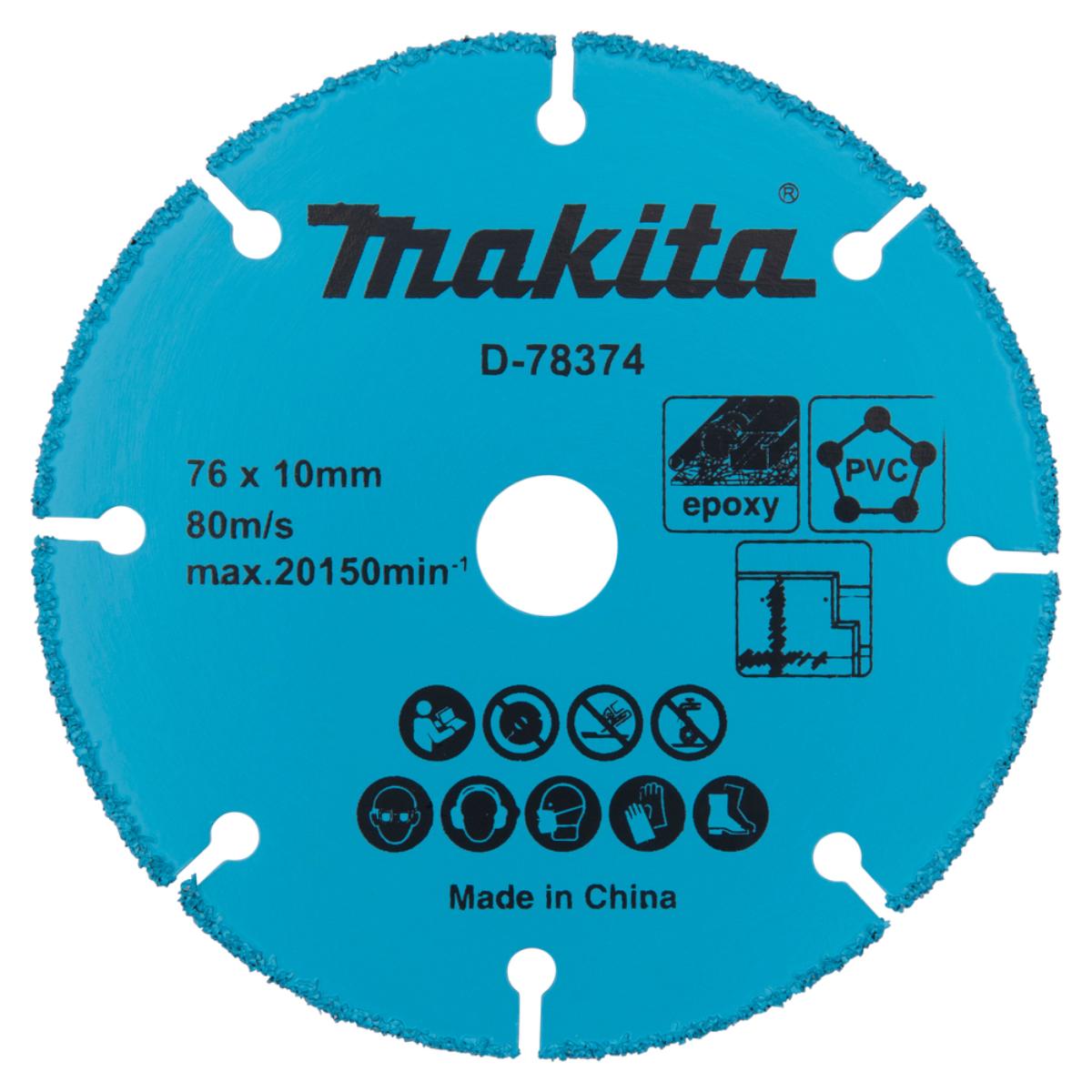Makita Trennscheibe 76mm universal Ø 76 mm, 1,75 mm, K40/50