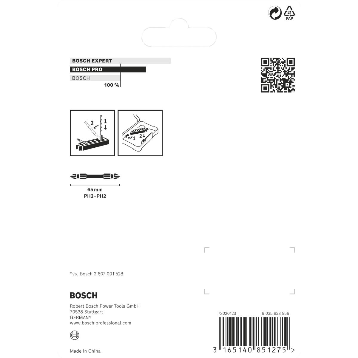 Bosch PRO Doppelklingen Schrauberbit-Set Impact Control