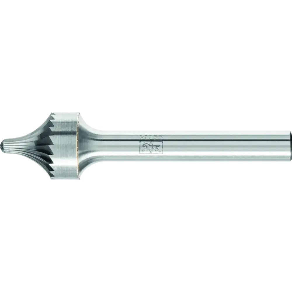 PFERD TOOLS Hartmetall Verrundungsfrässtift V Z3 universal mittel