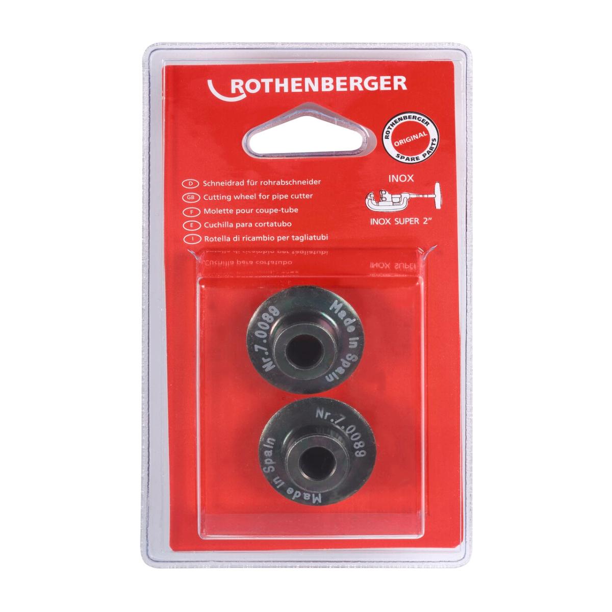 Rothenberger Schneidrad für SUPER 2Inox - 2 Stück