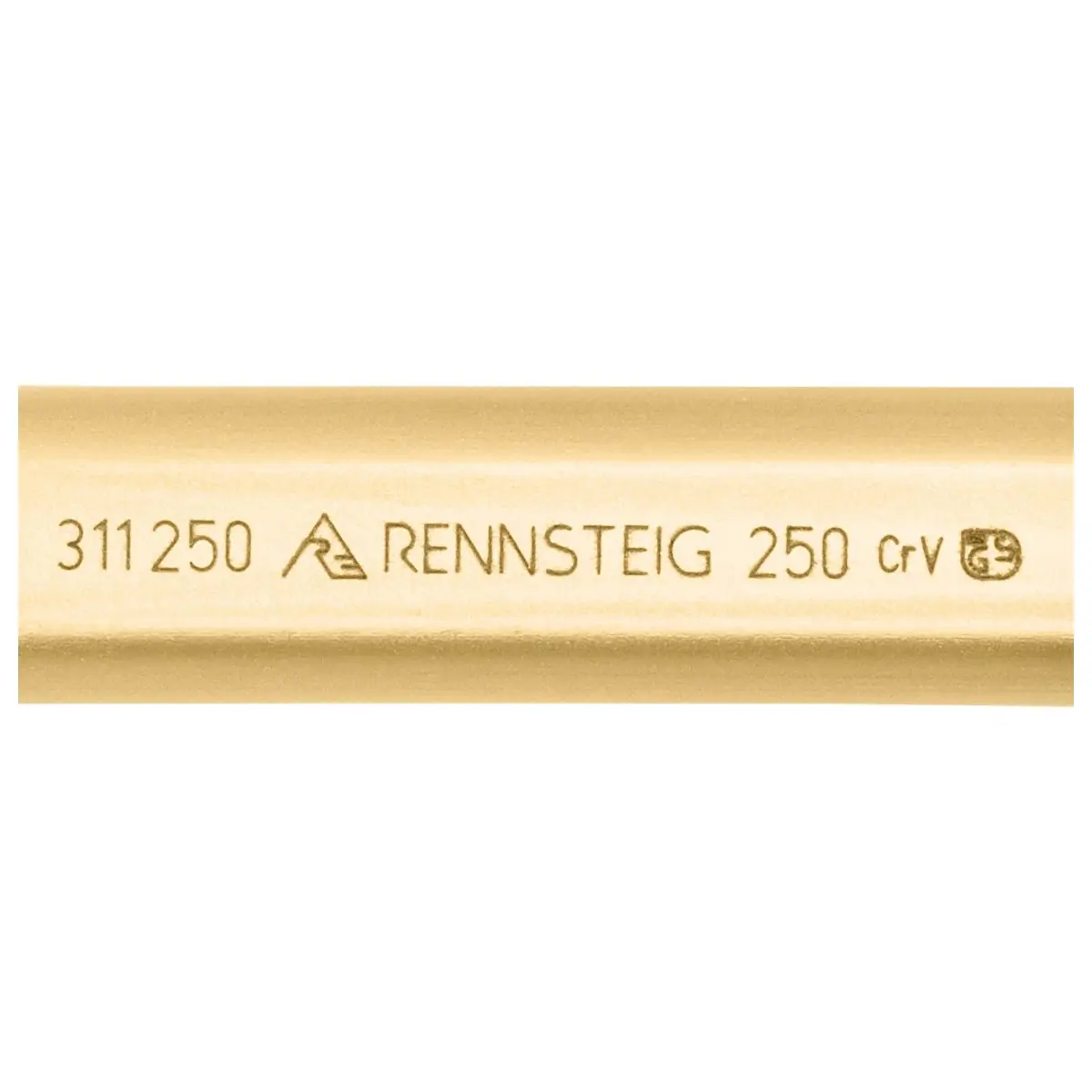 Rennsteig Flachmeißel mit Handschutz 25 x 250 mm, poliert