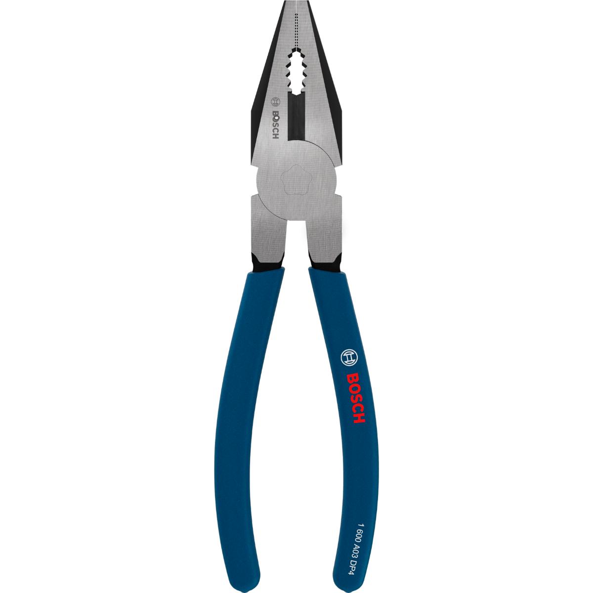 Bosch Kombinationszange, tauchbeschichteter, rutschfester Griff, 180 mm