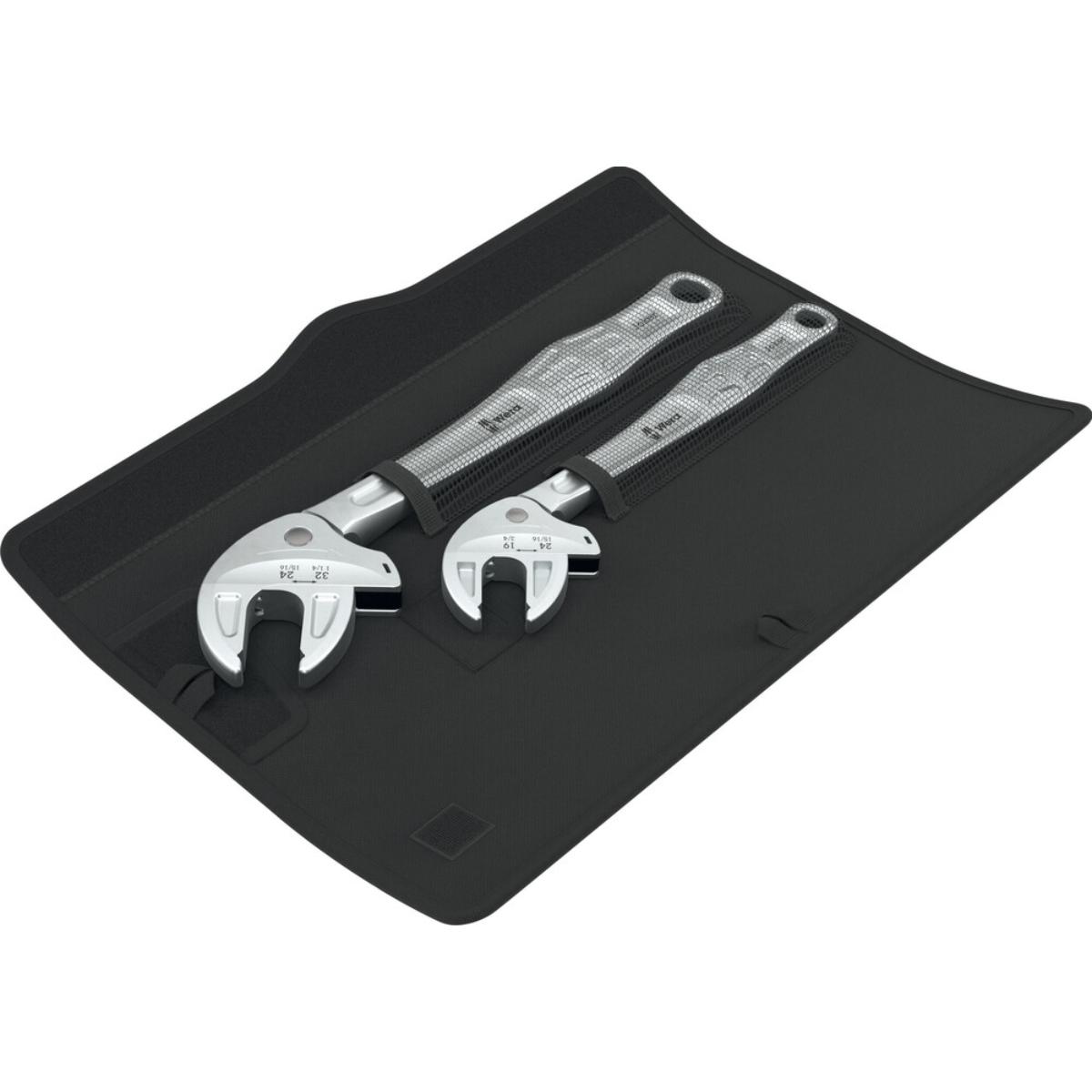 Wera 6004 Joker 2-stelliges Set Selbstjustierender Maulschlüssel-Satz