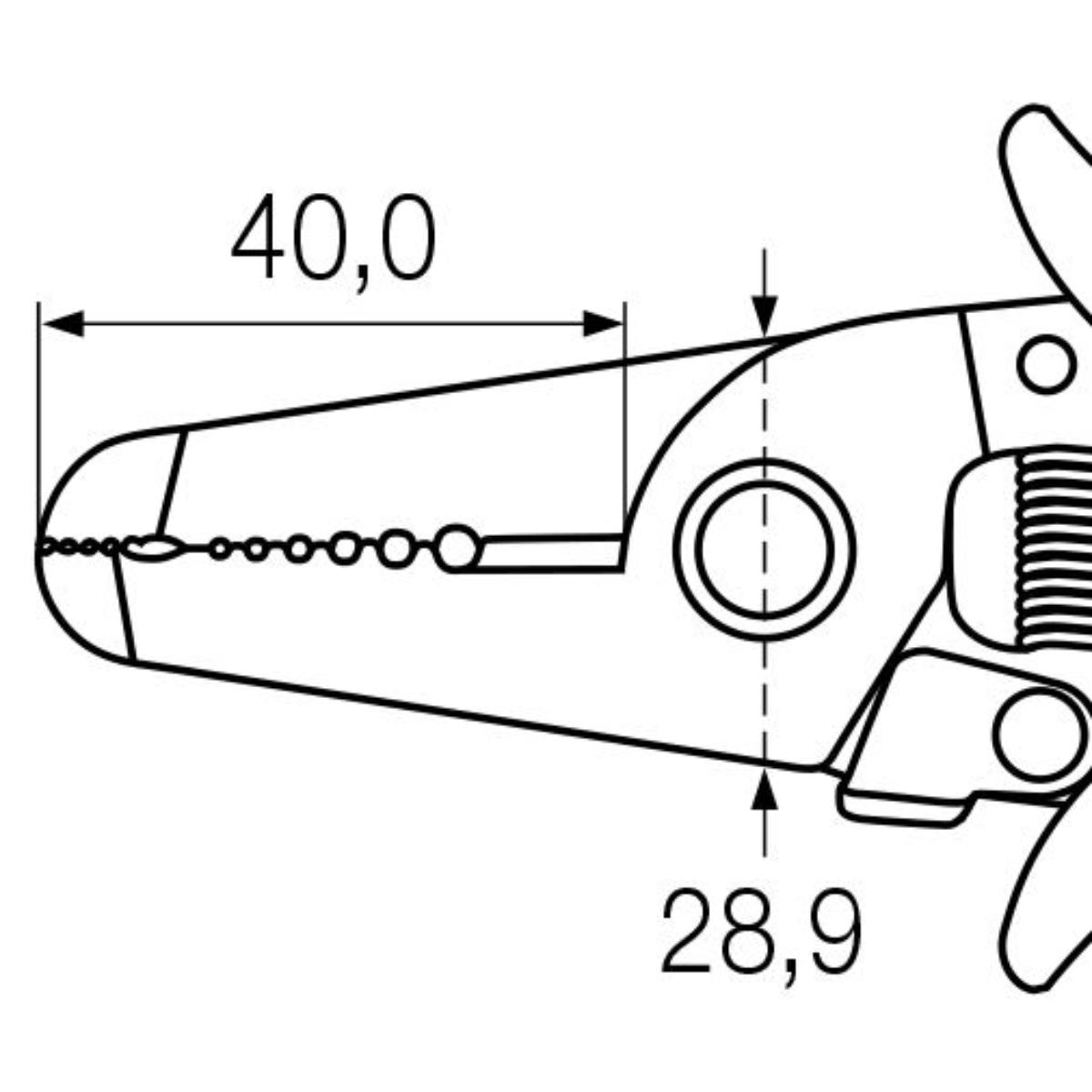 Wiha Abisolierzange Electronic Abisolierstationen 0,8-2,6 mm²