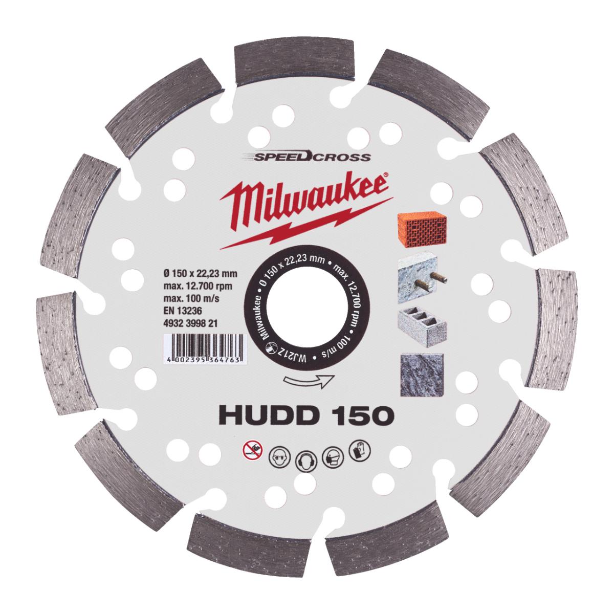 Milwaukee - DIAMANT-TRENNSCH. SPEEDCROSS HUDD150 - 4932399821