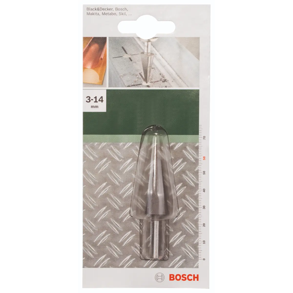 Bosch Blechschälbohrer Chrom-Vanadium D= 3,0 mm, L= 58 mm