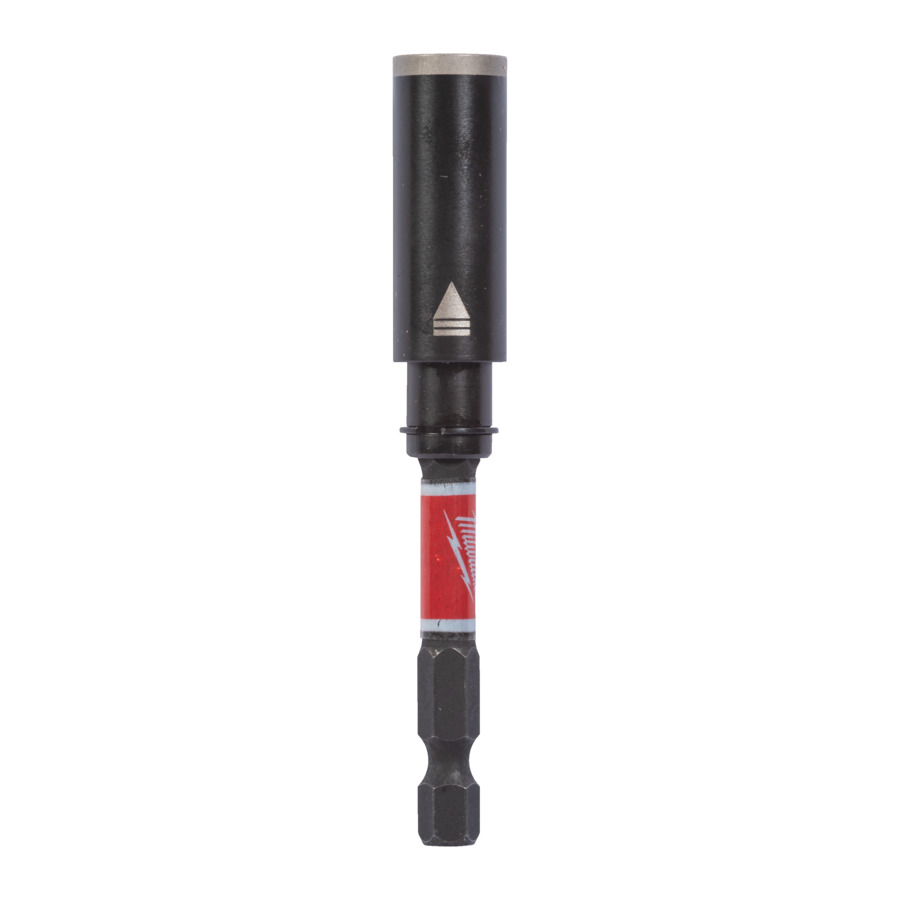 Milwaukee SHOCKWAVE Magnetbithalter 1/4 Zoll Hex 75 mm mit Einschraubtiefenbegrenzung