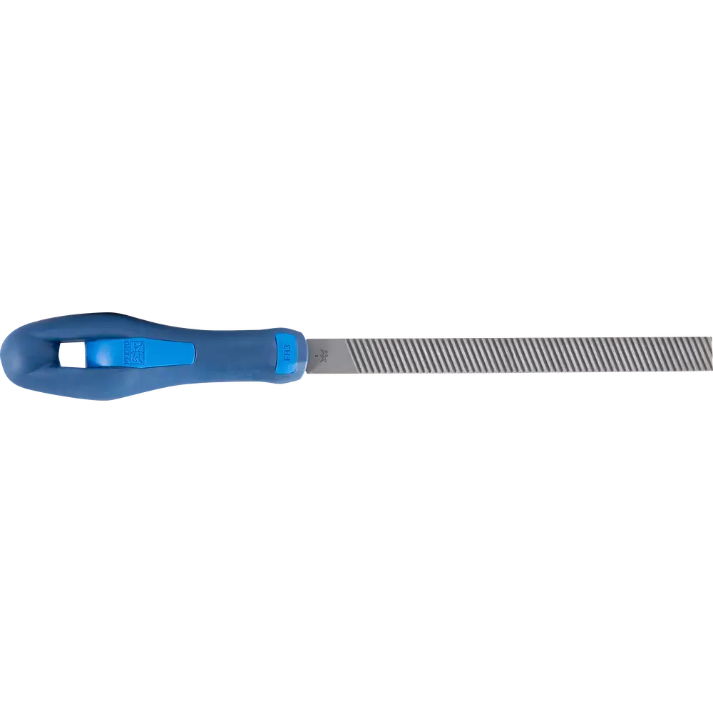 PFERD TOOLS Bremssattelfeile 200 mm x 12,5 mm gefräste Zahnung mit Griff