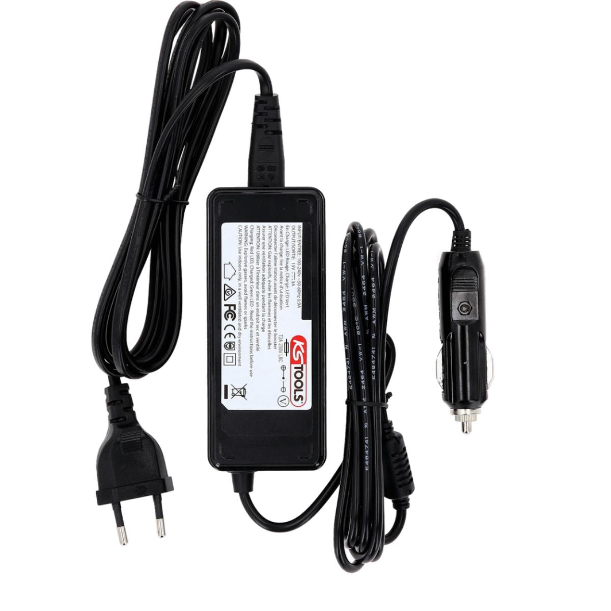 KS Tools Ladegerät für Batterie-Booster 550.1820 und 550.1825