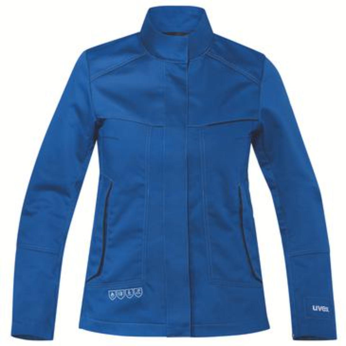Uvex Damen Arbeitsjacke light 7035-kornblau