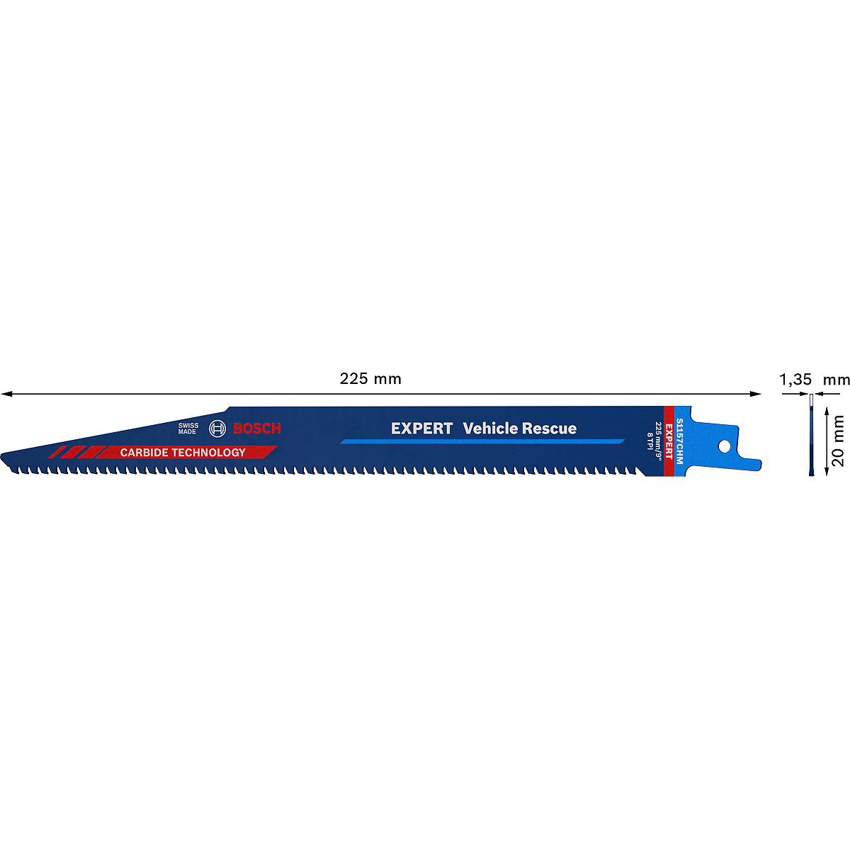 Bosch EXPERT ‘Vehicle Rescue’ S 1157 CHM Säbelsägeblatt