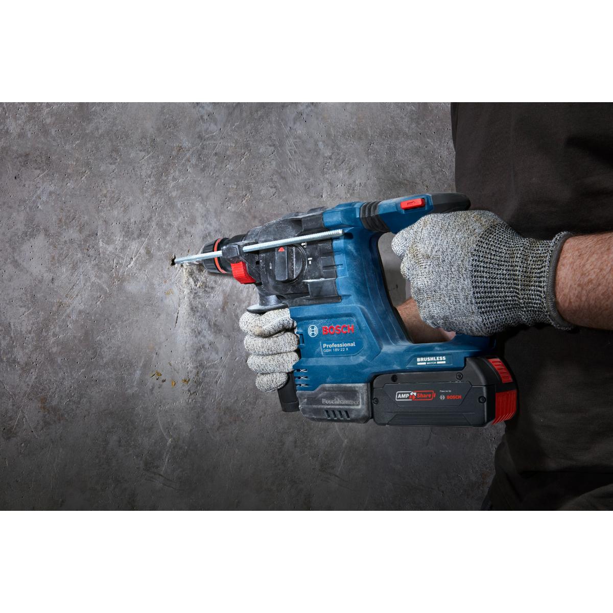Bosch Akku-Bohrhammer mit ONECHUCK GBH 18V-22 X