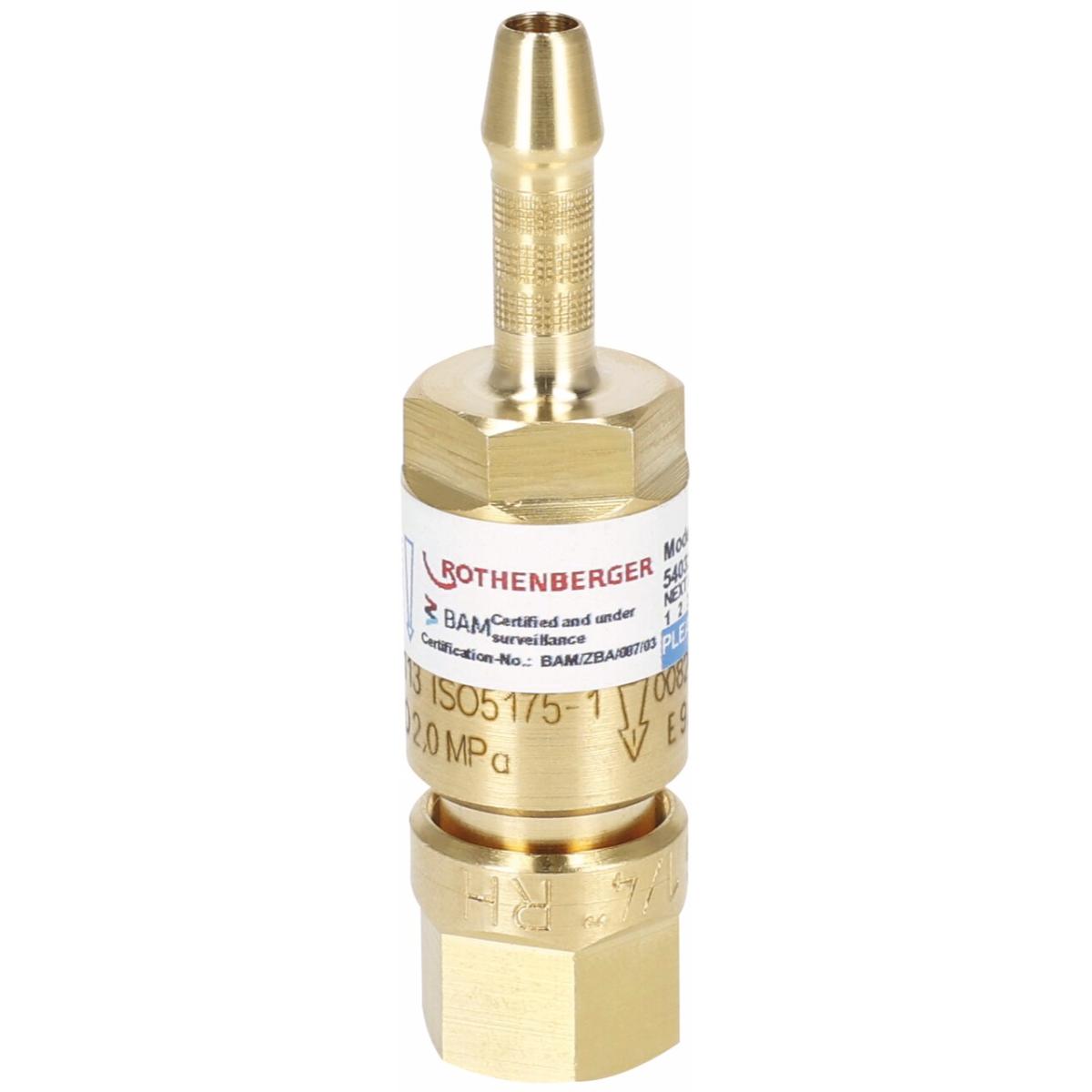 ROTHENBERGER Rückschlagsicherung für Handgr Sauerst, 6mm