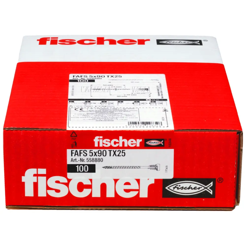 Fischer Justierschraube FAFS 5,0x90 TX25 100