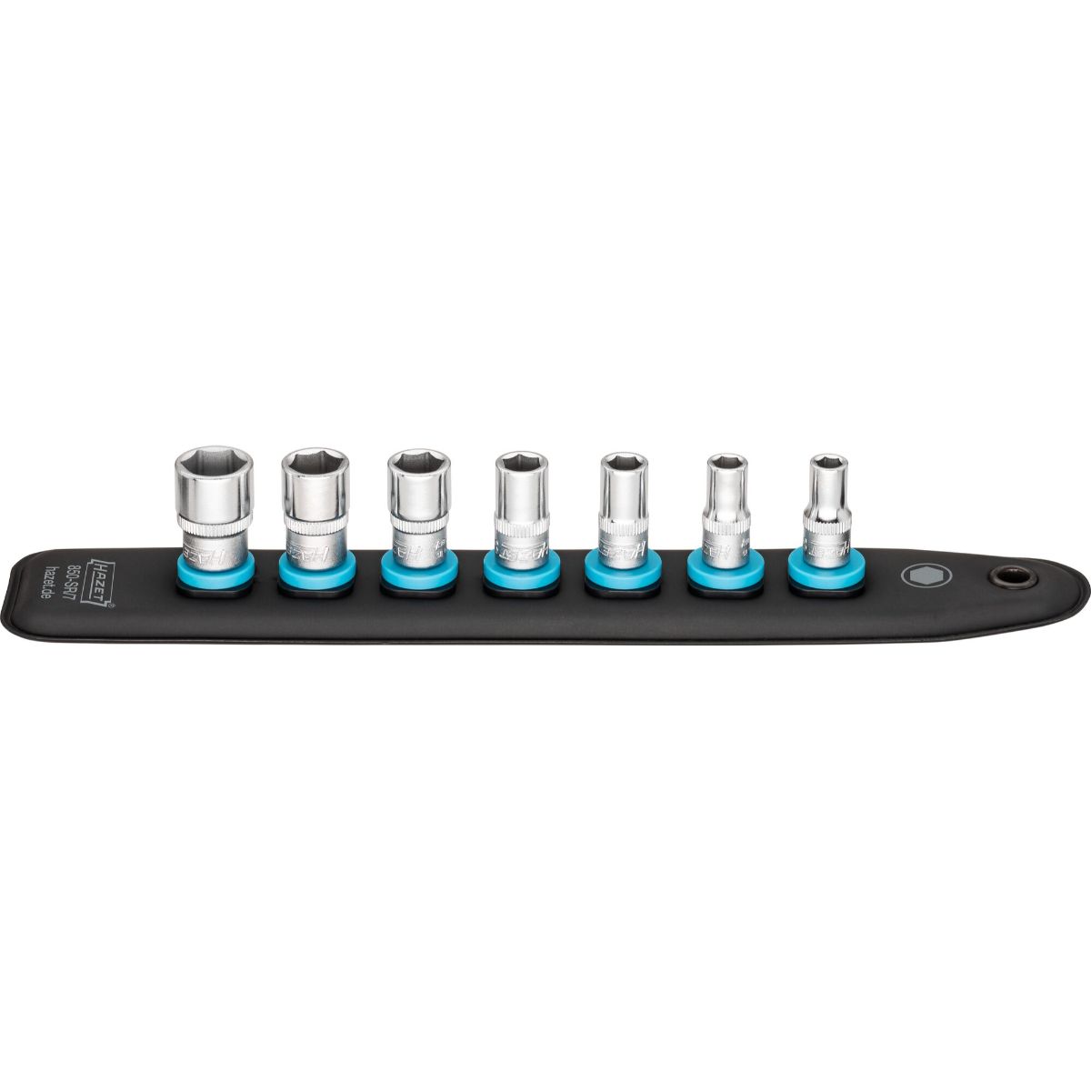SmartRail Hazet à 7 emplacements - Carré 6,3 mm (1/4") - 7 pièces