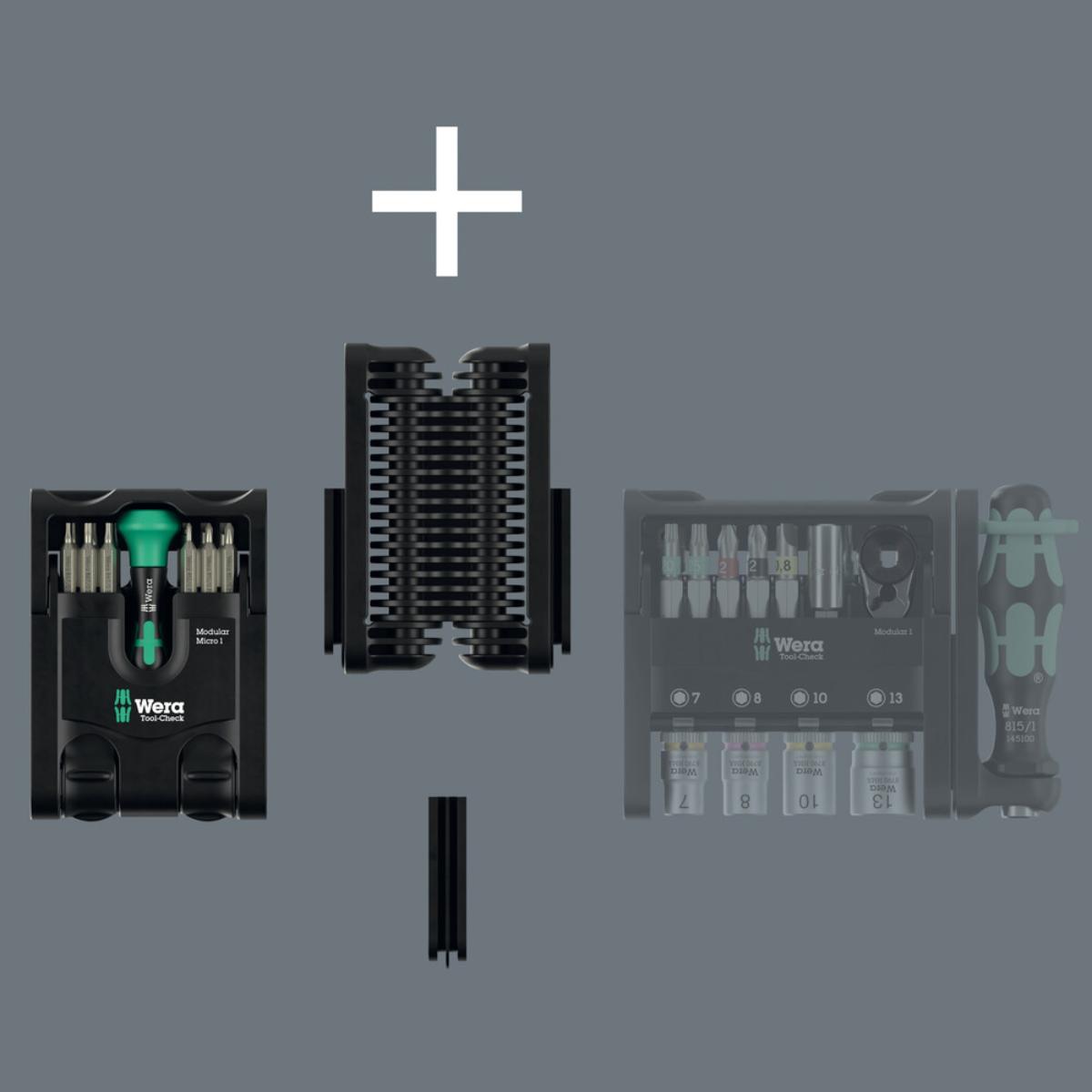Wera Tool-Check Modular Micro 1, 21-teiliges Set