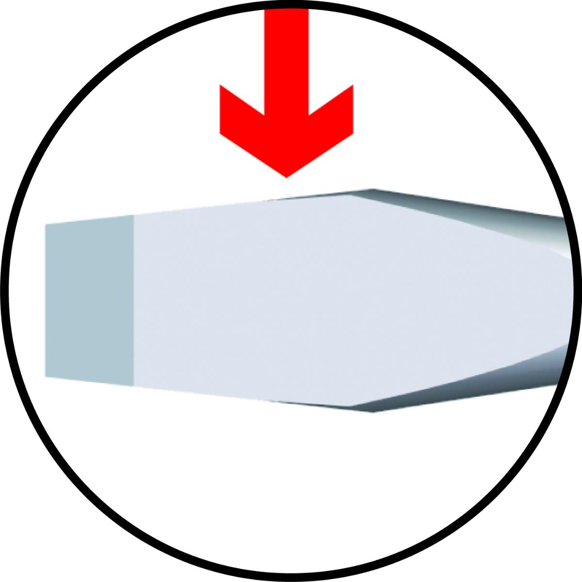 Wiha Schraubendreher SoftFinish Pozidriv mit Rundklinge - 10 Stück