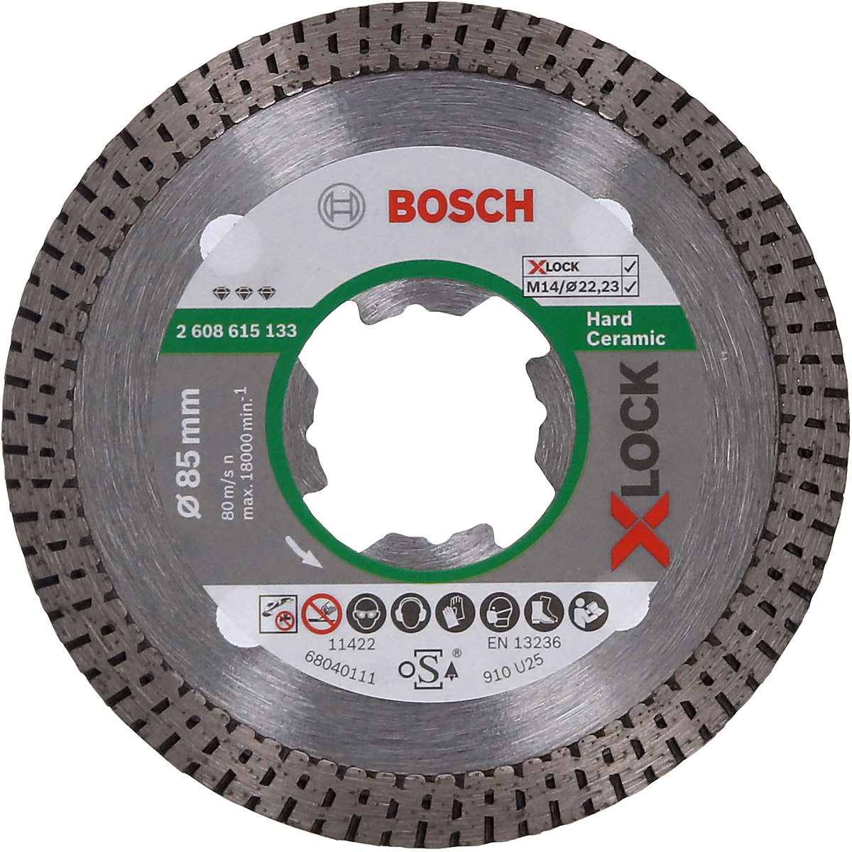 Bosch Diamanttrennscheibe X-LOCK Best for Hard Ceramic